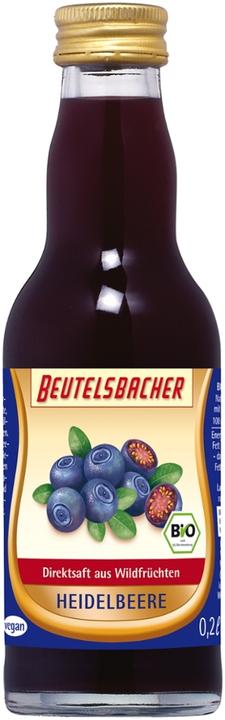 Image du produit Beutelsbacher Jus de mère de myrtille bio, 200 ml (1 x 33 cl, 1 x 20 cl)
