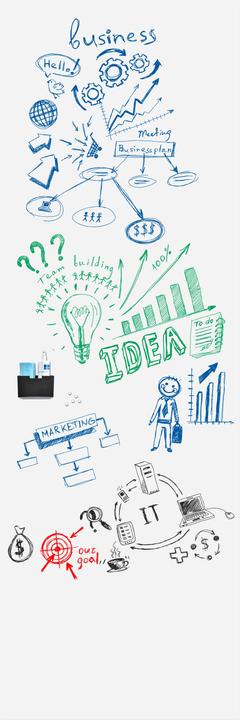 Actual product image Legamaster Magnetic whiteboard wrap up (101 x 150 cm)