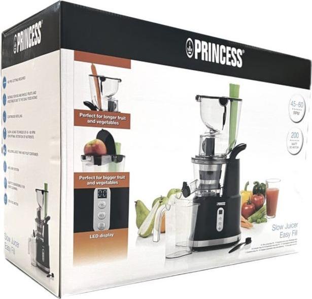 Productafbeelding Princess 202045 Easy Fill Slow Juicer - Extra grote trechter - Hoge sapopbrengst