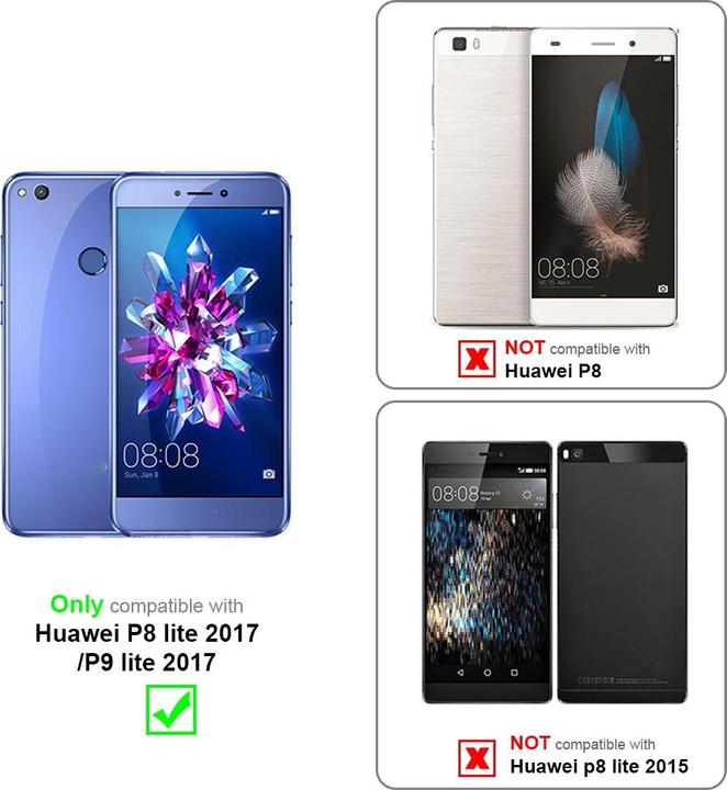Actual product image Cadorabo Case for Huawei P8 LITE 2017 / P9 LITE 2017 with belt clip (Huawei P9 Lite (2017), Huawei P8 Lite (2017))