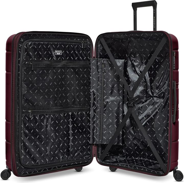 Produktbild Redolz Essentials 11 4 Rollen Trolley 76 cm mit Dehnfalte (115 l, XL (ab 115l))
