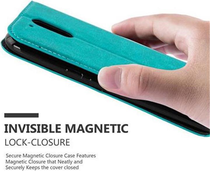 Produktbild Cadorabo Book Invis. Magnet Hülle (Motorola Moto G4, Motorola Moto G4 Plus)