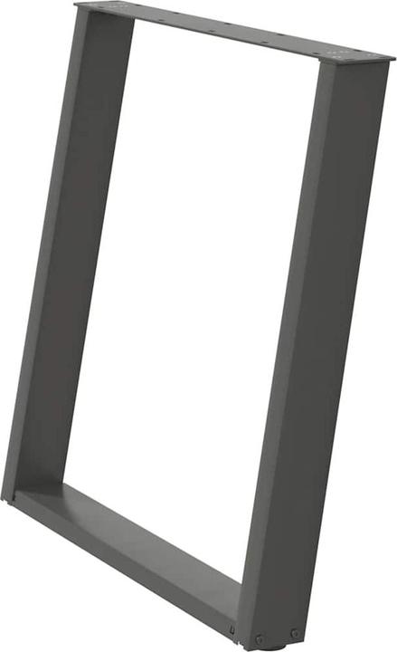 Actual product image VidaXL Dining table legs U-shape 2 pcs. Anthracite 80x(72-73) cm steel