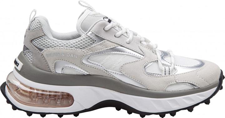 Produktbild Dsquared2 bubble sneakers in leather and technical fabric color white/silver (40)