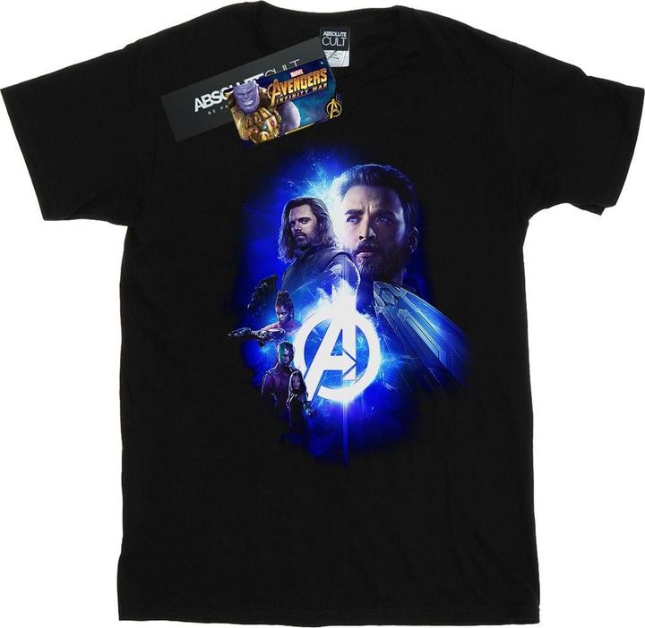 Image du produit Mens Avengers Infinity War Cap Bucky Team Up T-Shirt (XL)
