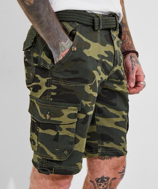 Actual product image Joe Browns Belted Relaxed Fit Cargo Shorts (34)