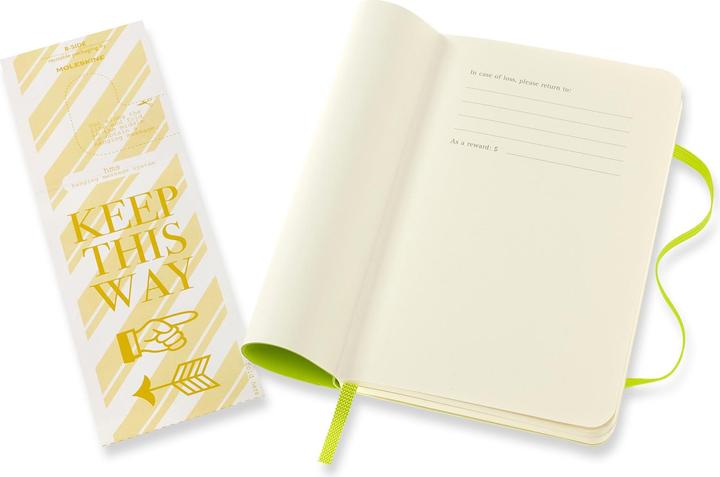 Image du produit Moleskine Carnet de notes SC Pocket/A6 (A6, Blanc, Couverture souple)