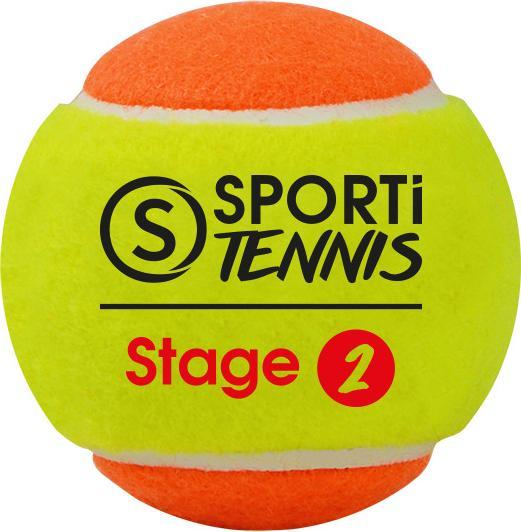 Sporti Beutel mit 3 Tennisbällen Stage 2