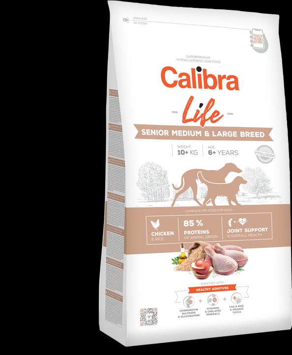 Produktbild Calibra Life Can Senior Medium Large Huhn (12kg) (Senior, 1 Stk., 12000 g)