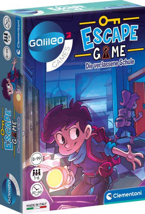 Actual product image Clementoni Galileo Escape The Abandoned School (German)