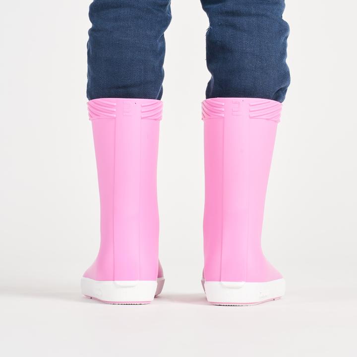 Actual product image Tribord Rubber boots rain boots children sailing 100 pink (31)