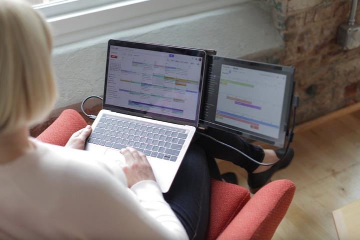 Produktbild Mobile Pixels Zweitdisplay für Notebooks und Tabletts (1920 x 1080 Pixel, 13.30")