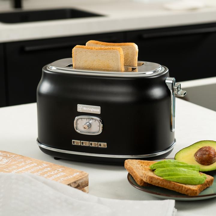 Produktbild Westinghouse Retro Frühstücksset, 2-Schlitz Toaster + Wasserkocher 1,7L (1.70 l)