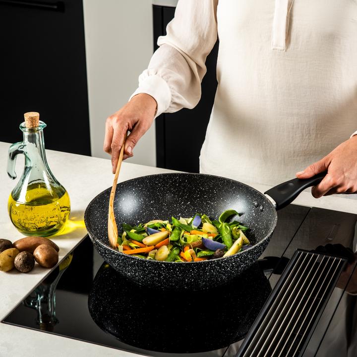 Image du produit Westinghouse Black Marble Poêle à wok (30 cm, Wok, Aluminium)