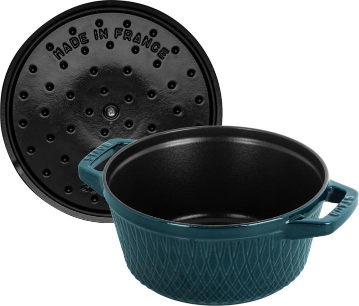Produktbild Staub Twisted Cocotte (24 cm, Bräter + Schmortopf, Gusseisen)