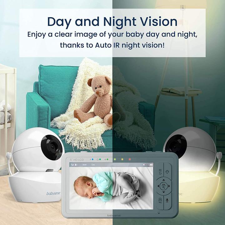 Produktbild Babysense Europe Baby Monitor (Babyphone mit Kamera, 292.60 m)