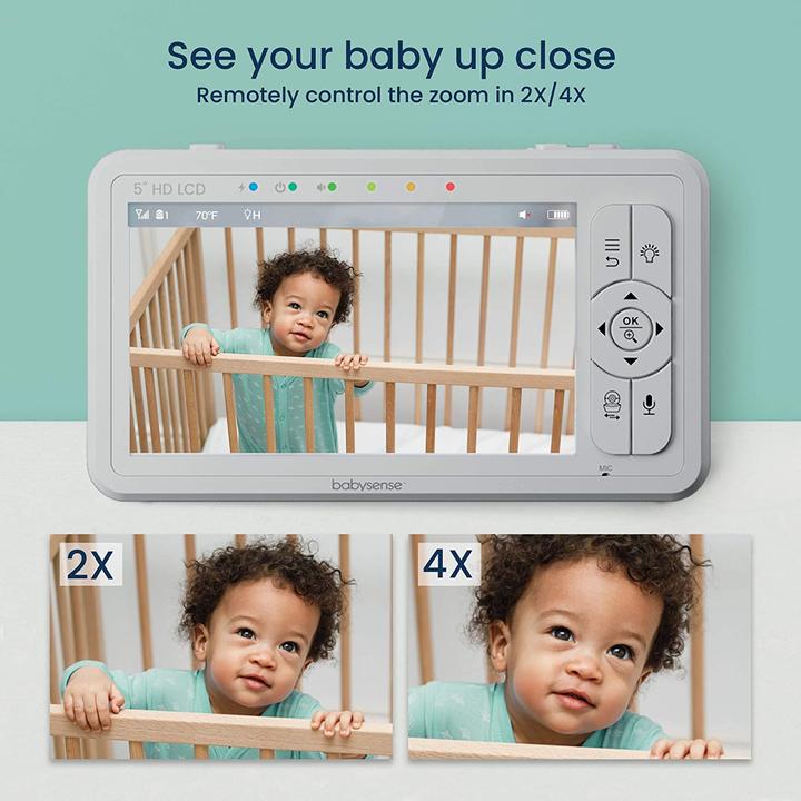 Produktbild Babysense Europe Baby Monitor (Babyphone mit Kamera, 292.60 m)