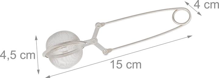 Actual product image Relaxdays 6x tea tongs