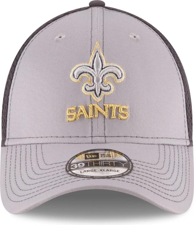 Actual product image New Era 39Thirty Stretch Mesh Cap - New Orleans Saints (XL)
