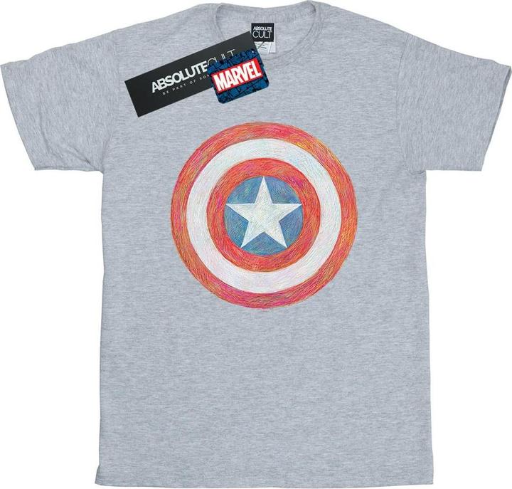Produktbild Captain America Sketched Shield TShirt (XL)