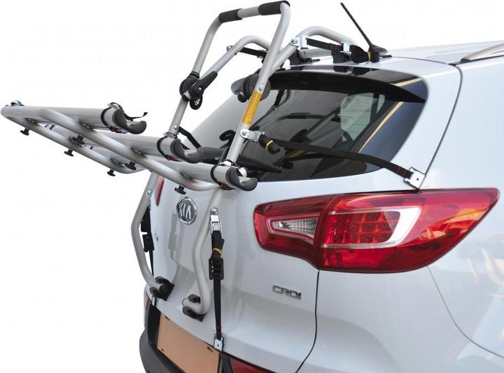 Actual product image Peruzzo Padova Alu 3 Grey Rear Bicycle Carrier for 3 BicyclesVelotrack