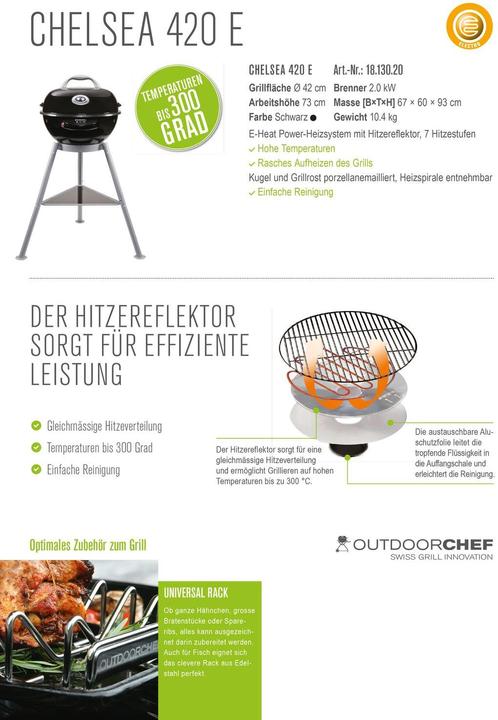 Produktbild Outdoorchef Chelsea 420 E (2 kW)