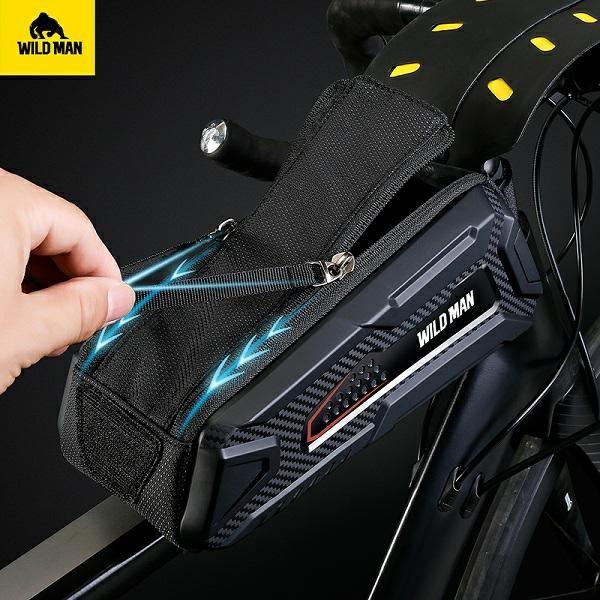 Actual product image Wildman Etui/uchwyt rowerowy M90 sakwa na ramę czarna/black (Luggage carrier bag)