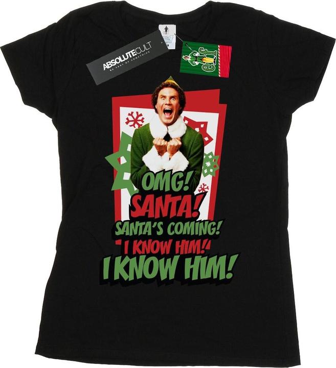 Image du produit Elf - T-shirt OMG SANTA - Femme (M)