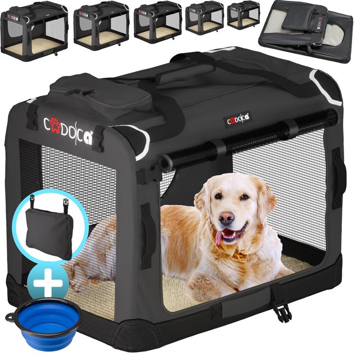Produktbild Cadoca Hundetransportbox (Hund, Faltbar, Atmungsaktiv)
