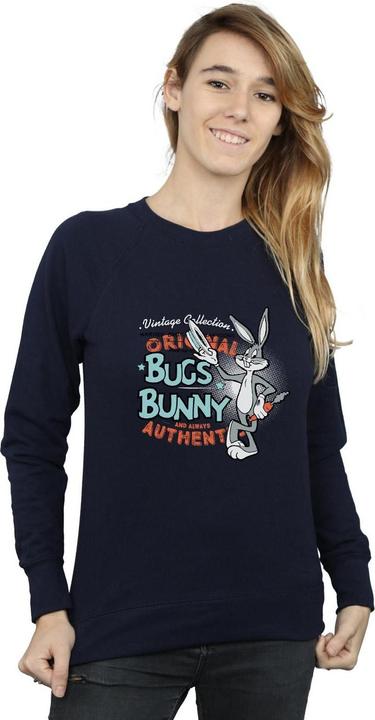 Actual product image Looney Tunes Womens/Ladies Bugs Bunny Vintage Sweatshirt (L)