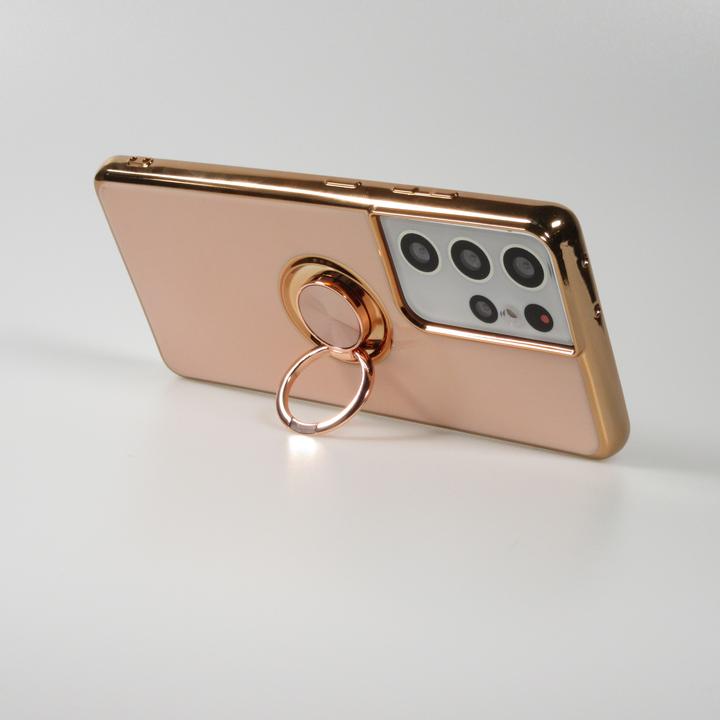 Immagine prodotto PhoneLook Coperchio in gomma bronzo con anello (Samsung Galaxy S21 Ultra 5G)