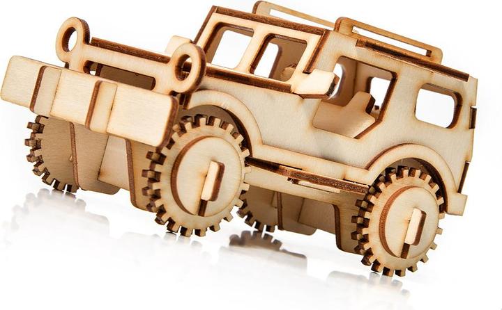 Image du produit Little Story Little-Story Drewniane modèle de puzzle 3D - Jeep