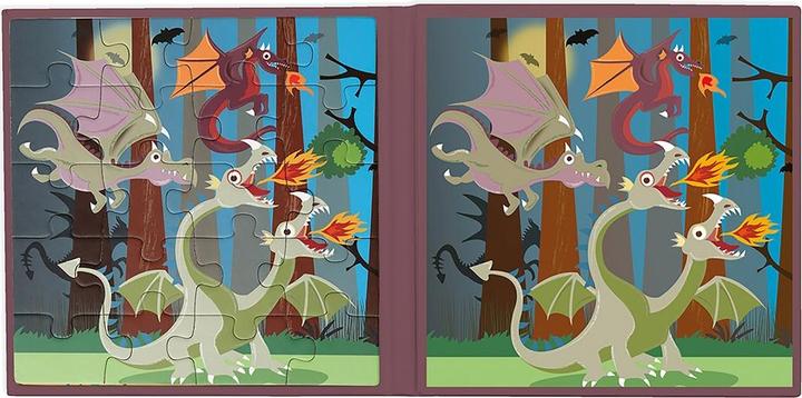 Produktbild Scratch Reise Magnetpuzzle Drachen (20 Teile)