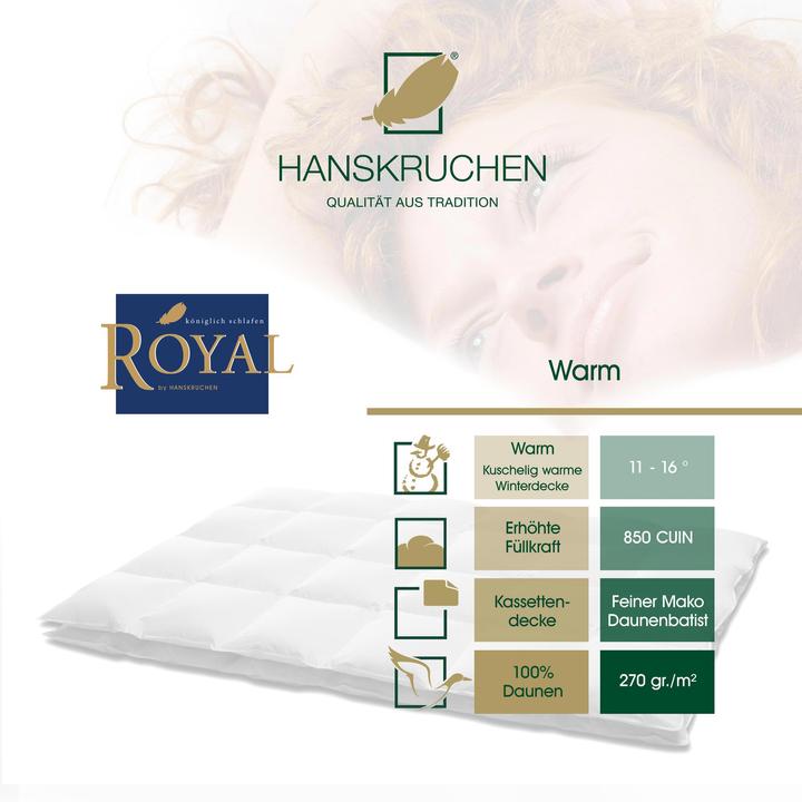Actual product image Hanskruchen Royal (1620 g, 240 x 220 cm)
