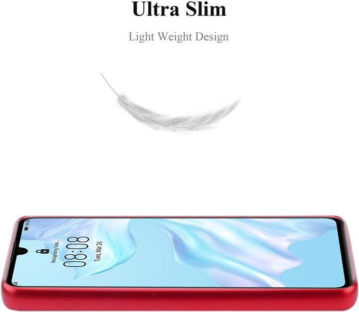 Actual product image Cadorabo Bumper TPU Matt Metallic (Huawei P30)