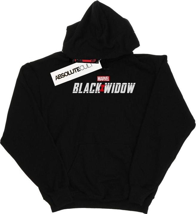 Produktbild Black Widow Movie Logo Kapuzenpullover Mädchen (140, 146)