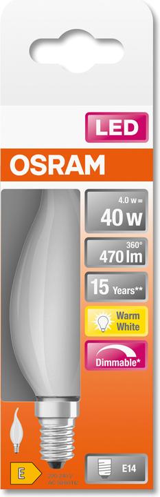 Actual product image Osram LED candle angular (E14, 5 W, 470 lm, 1 x, E)