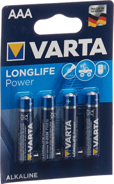 Produktbild Varta Longlife Power (4 Stk., AAA, 1240 mAh)
