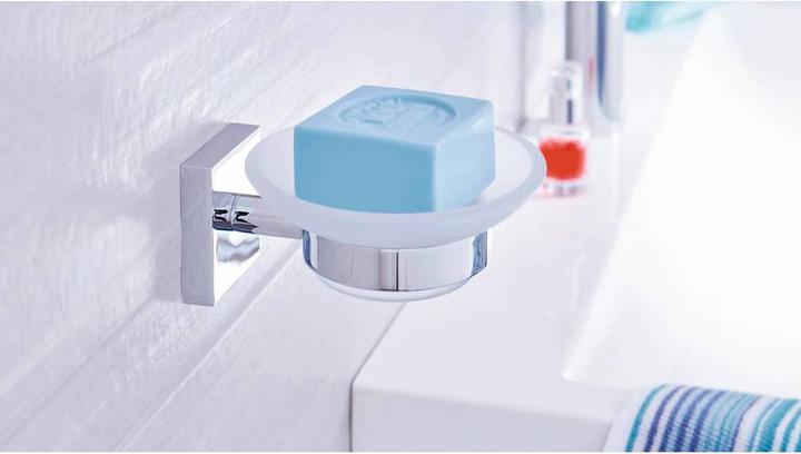 Actual product image tesa EKKRO soap holder incl. adhesive solution without drilling