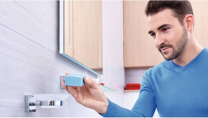 Actual product image tesa EKKRO soap holder incl. adhesive solution without drilling