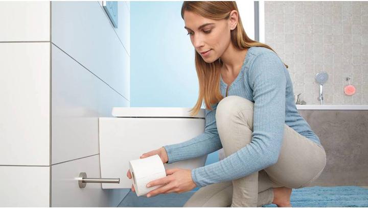 Produktbild tesa MOON WC Ersatzrollenhalter inkl. Klebelösung ohne Bohren