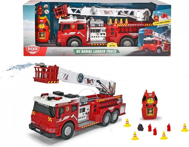 Produktbild Dickie Feuerwehrauto mit Leiter und Wasserbrause