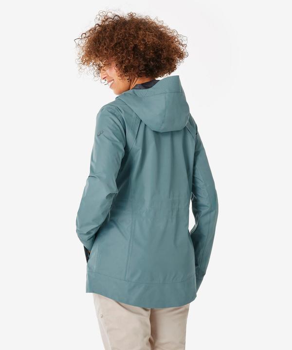 Produktbild Quechua Wanderjacke Damen wasserdicht - NH500 grün (XS)