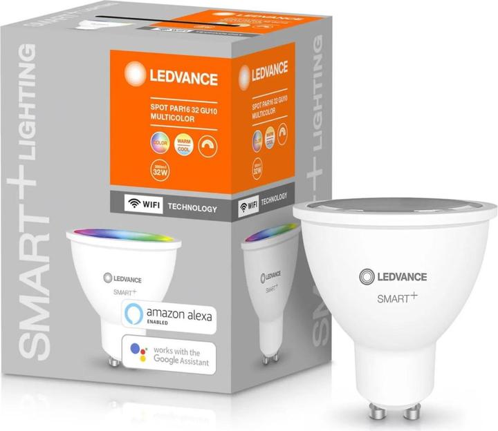 Actual product image Ledvance Smart+ Wifi Spot (GU10, 5 W, 350 lm, 1 x, G)