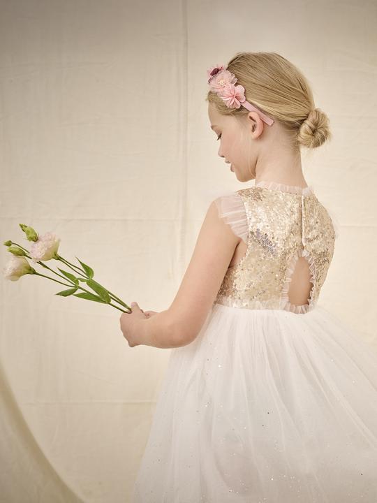 Produktbild Vertbaudet Mädchen Festkleid mit Pailletten und Glitzertüll (92)