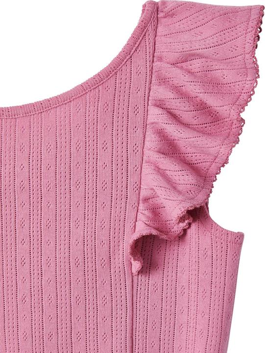 Produktbild Vertbaudet Mädchen Volant-Top aus Pointelle-Jersey (146)