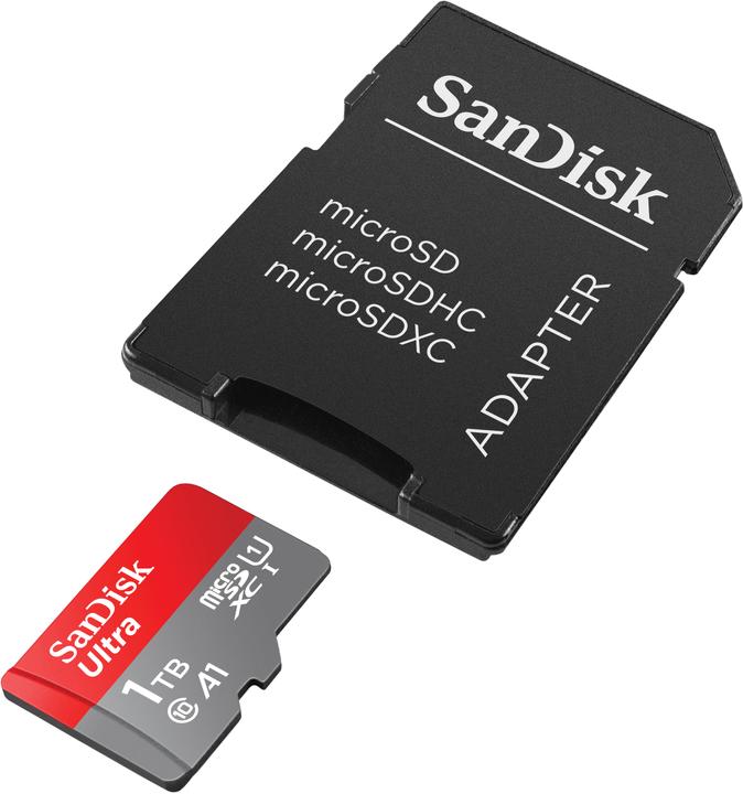 Produktbild SanDisk Ultra mit Adapter (1000 GB, microSDXC, U1, UHS-I)