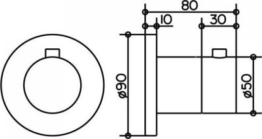 Produktbild Keuco Thermostatarmatur IXMO