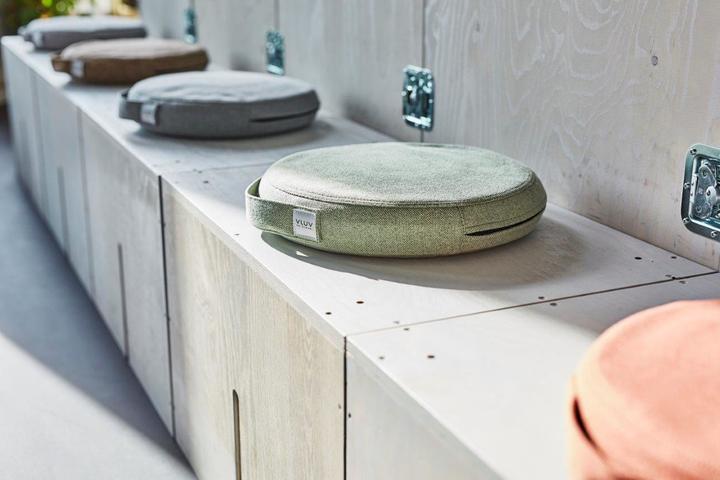 Immagine prodotto HSM Cuscino per equilibrio PIL&PED LEIV, con rivestimento in tessuto, Ø 360 mm (36 x 36 x 6 cm)