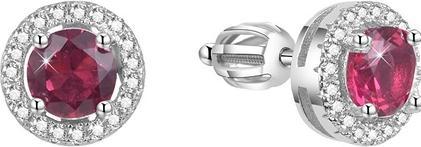 Image du produit Beneto Boucles d'oreilles en argent avec zircons AGUP1611S (L)